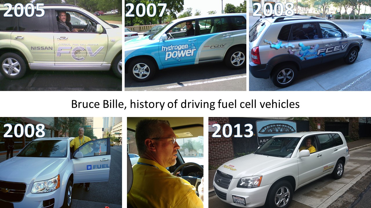 History of driving fuel cell vehicles